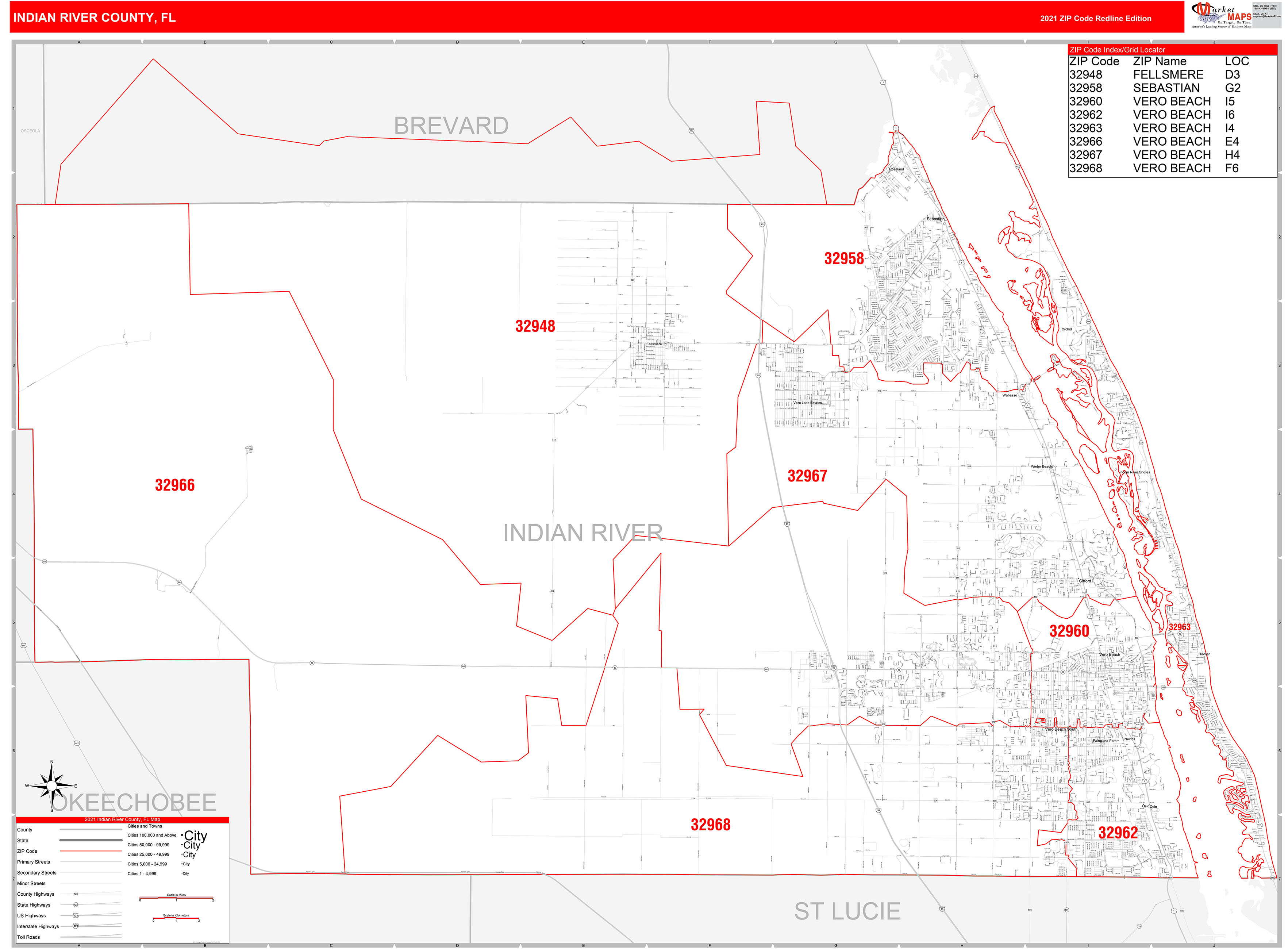 Indian River County FL Zip Code - IndianRiver FL