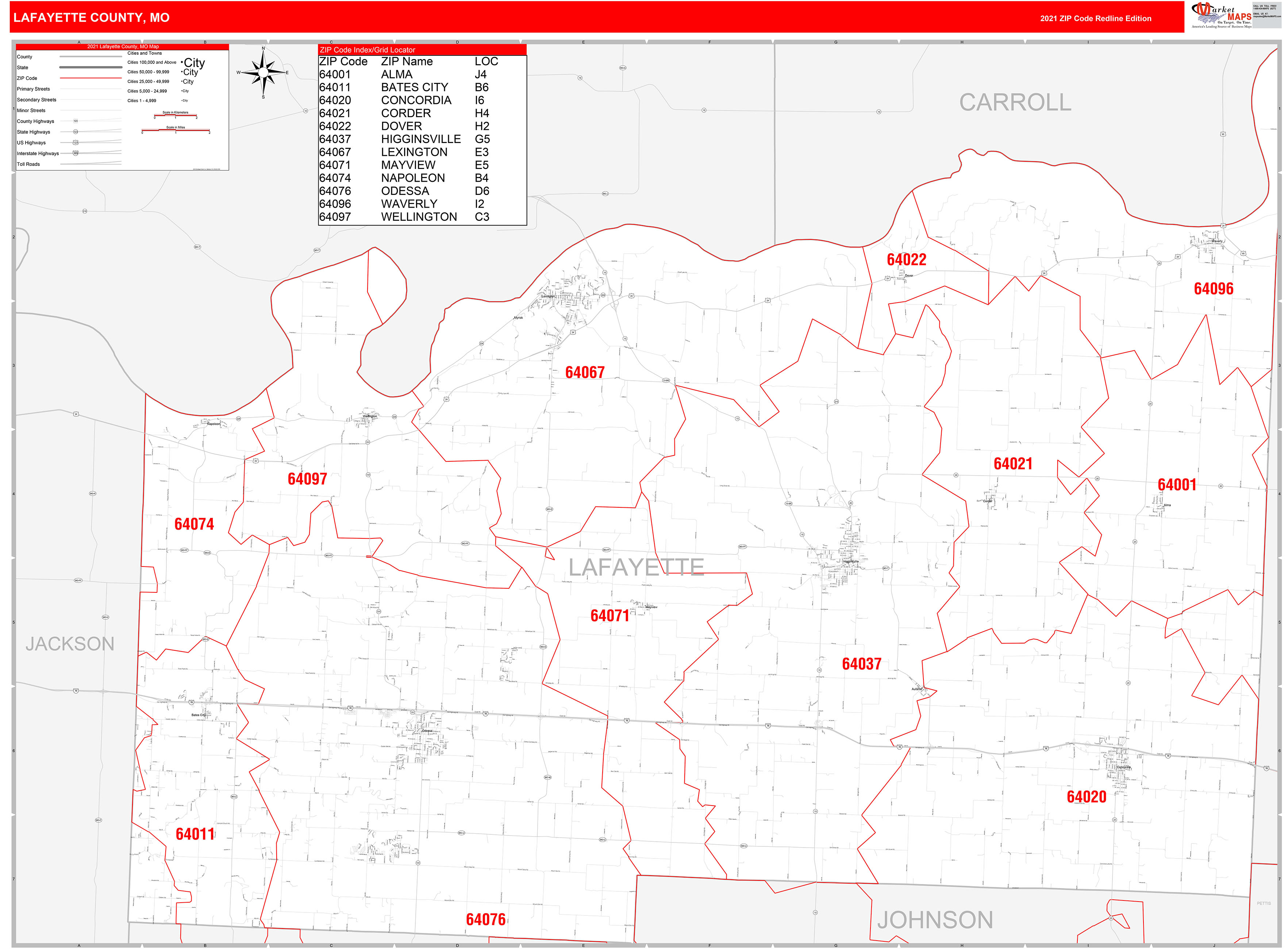 Lafayette LA Zip Code Map