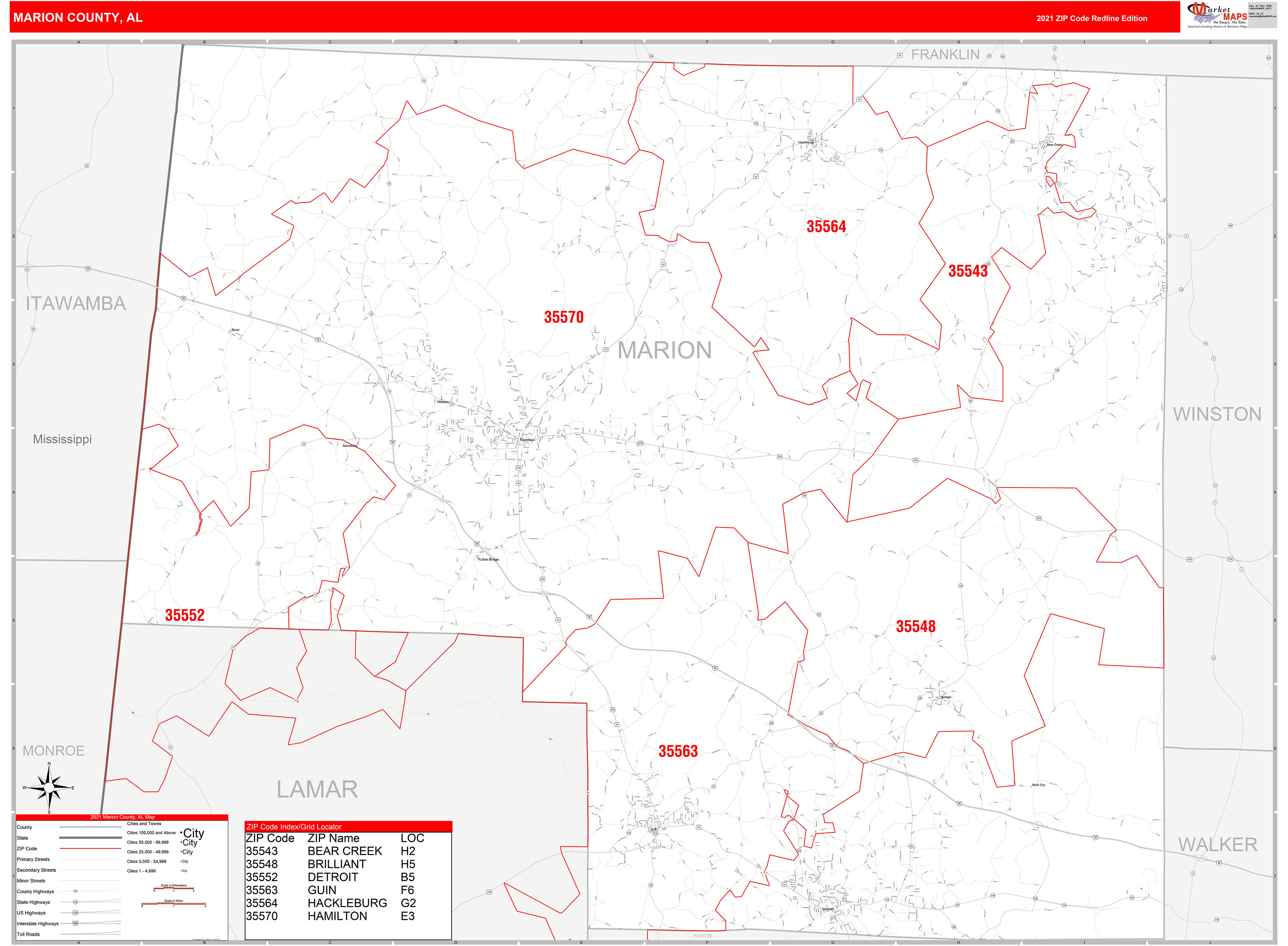 Marion County Zip Code Map Printable
