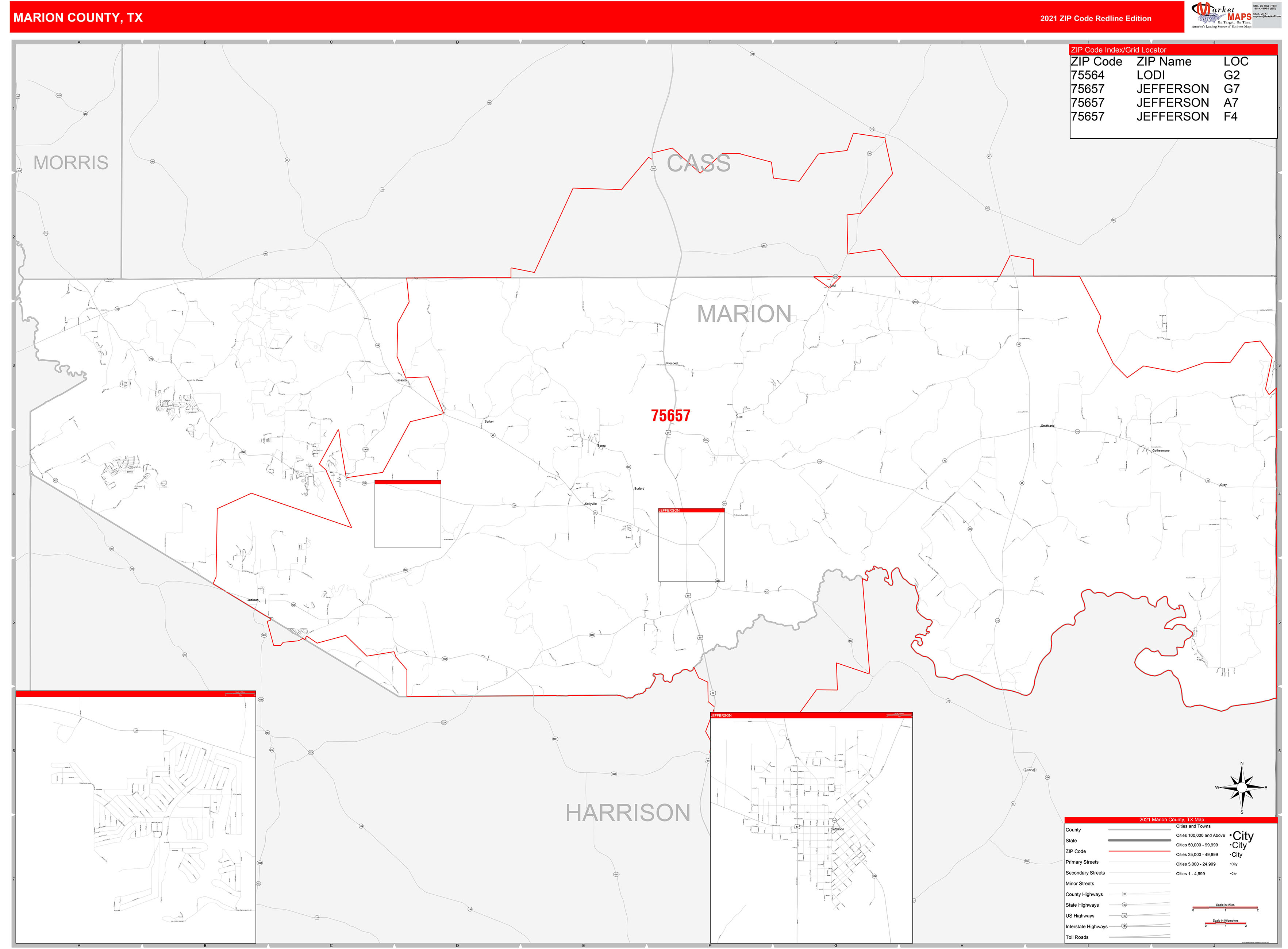Marion County Sc Wall Map Color Cast Style By Marketm vrogue.co
