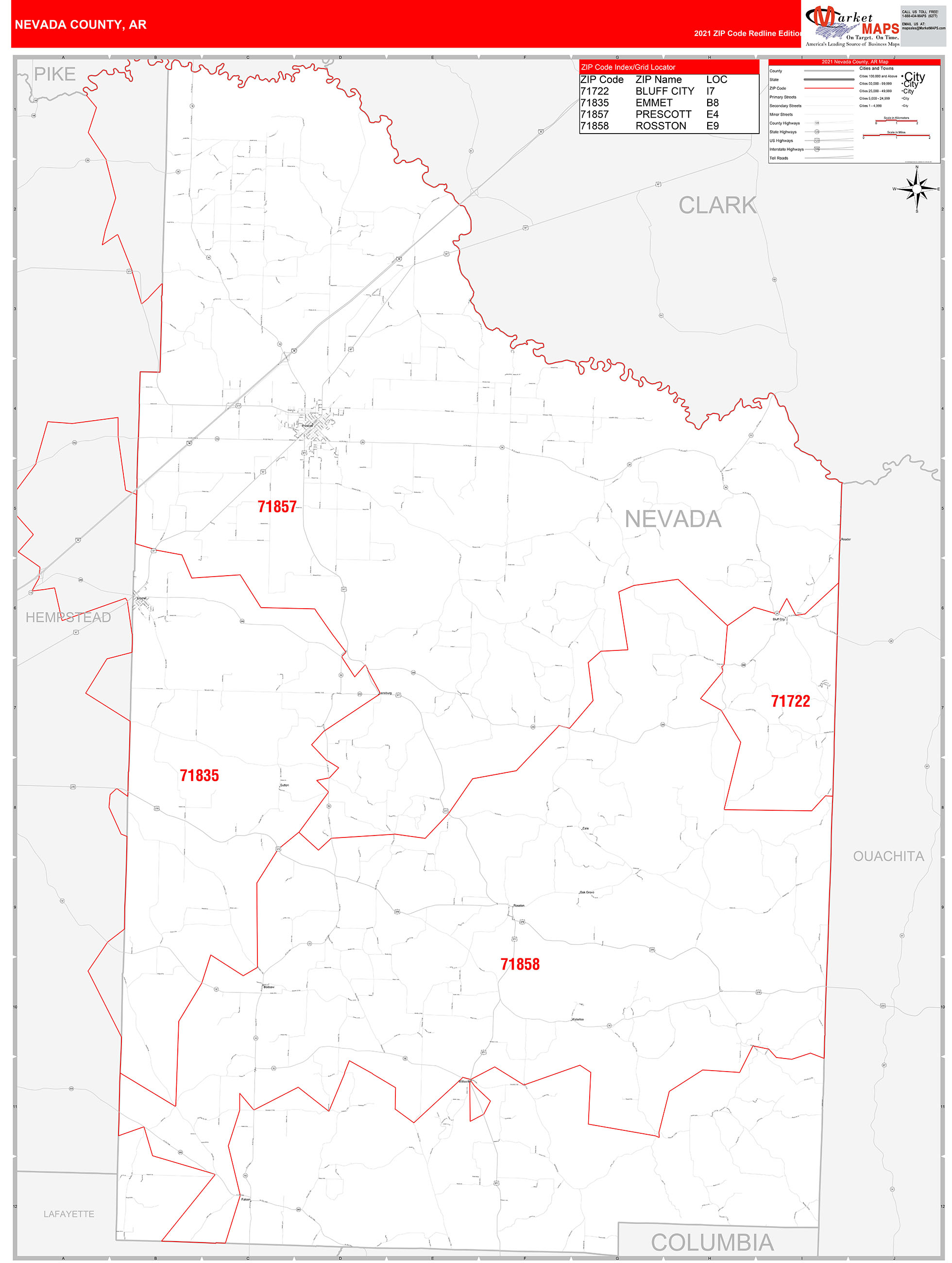 Mineral County Nv Zip Code Wall Map Red Line Style By Marketmaps Images and Photos finder