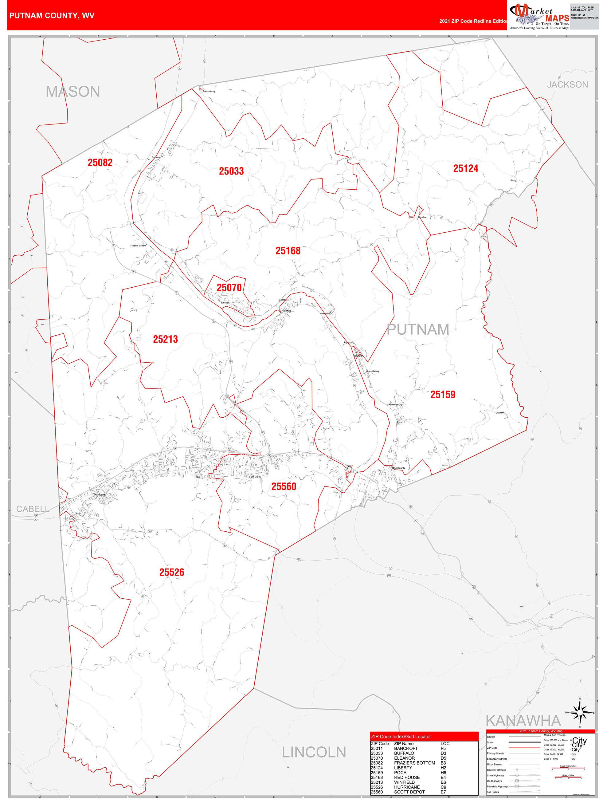Putnam County Zip Code Map Map of world