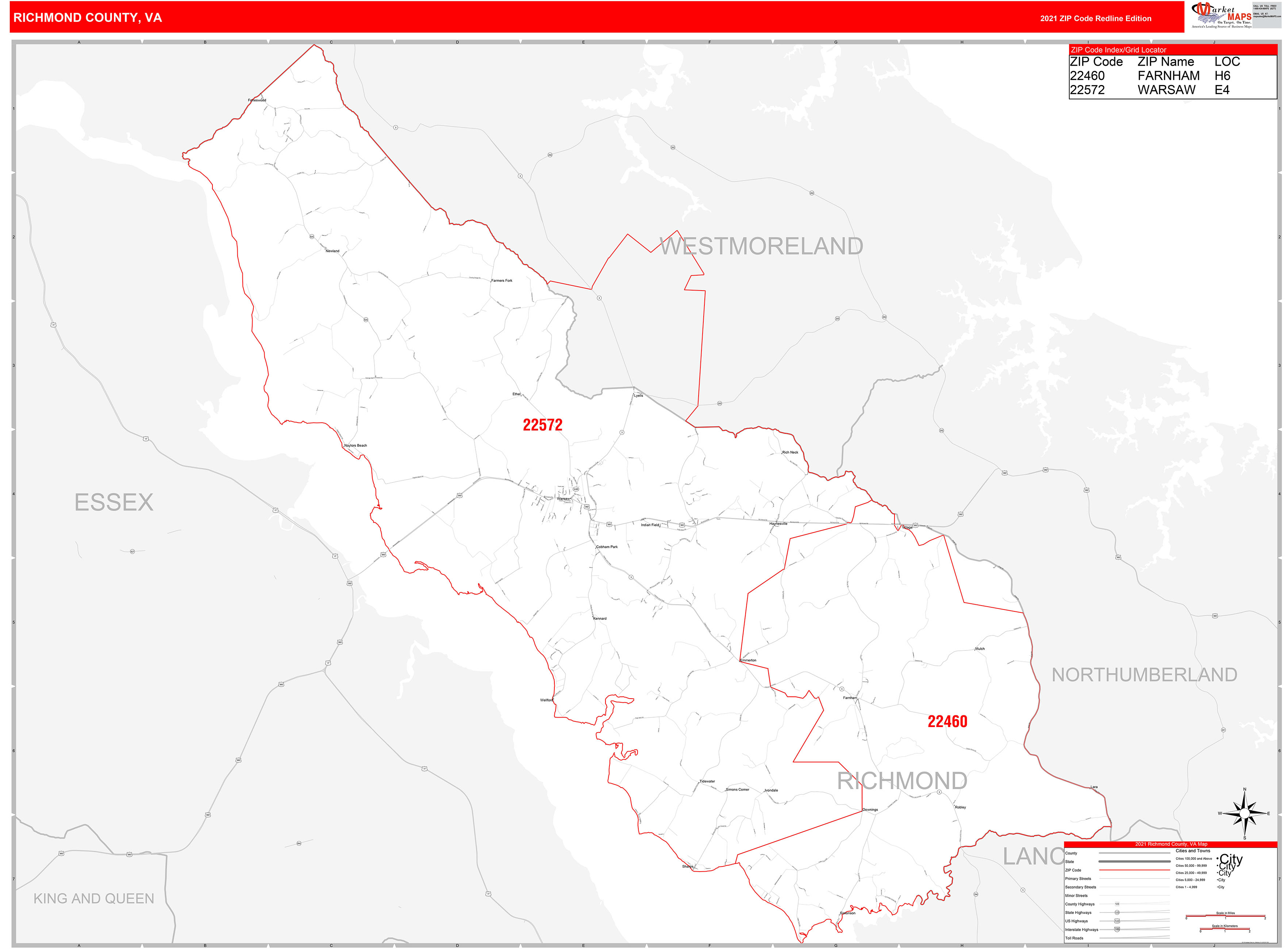 Richmond VA Zip Code Map