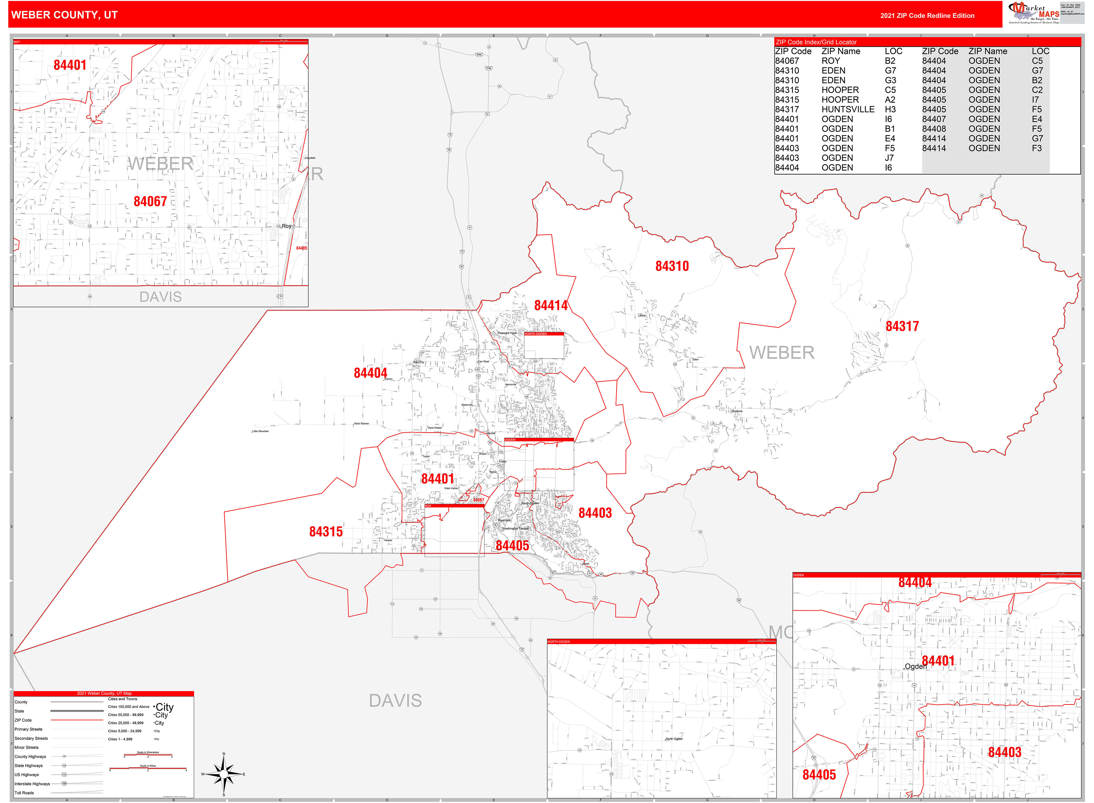 Weber County Map