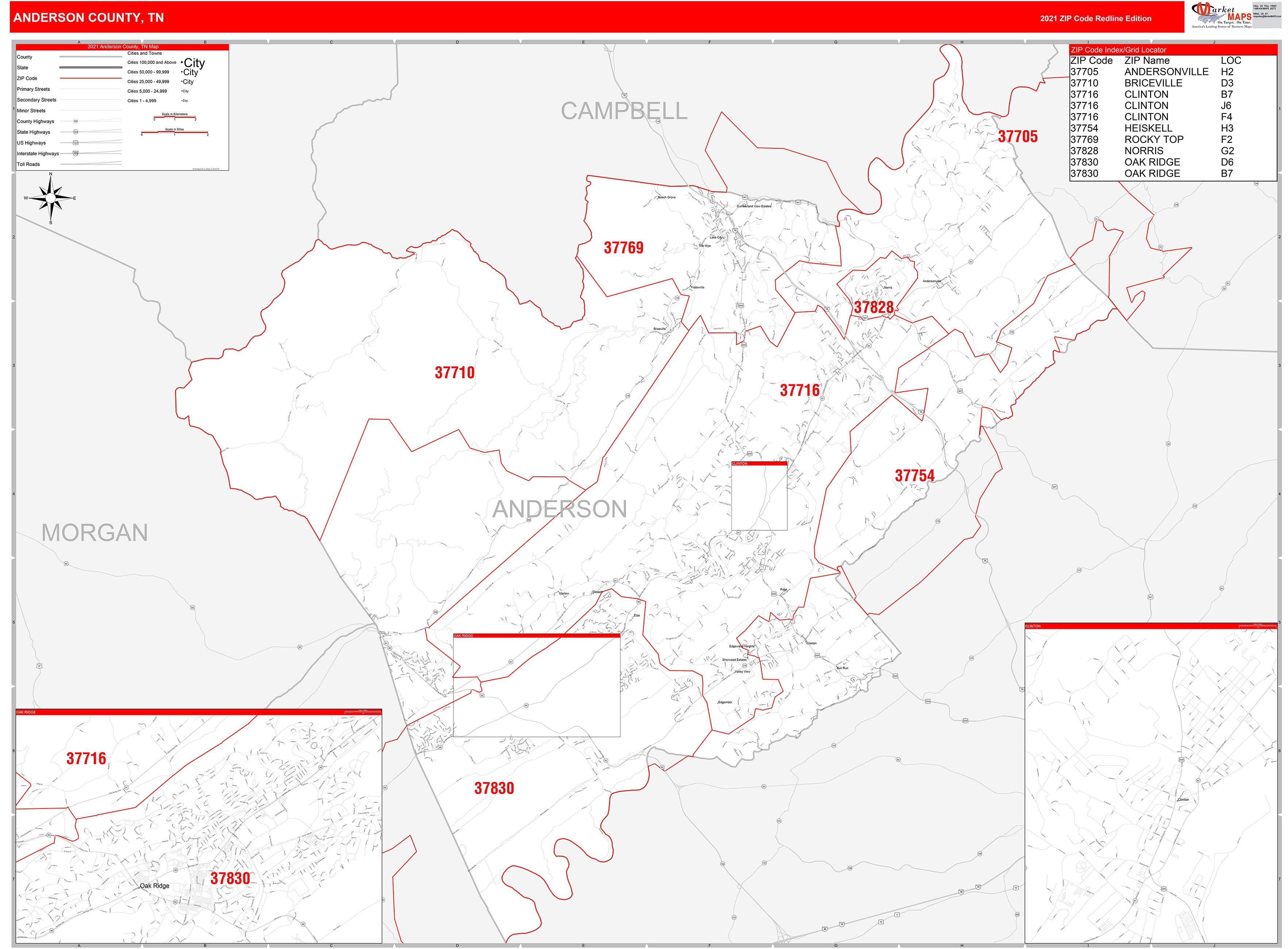 Wilson County Nc Zip Code Wall Map Red Line Style By Marketmaps 77f