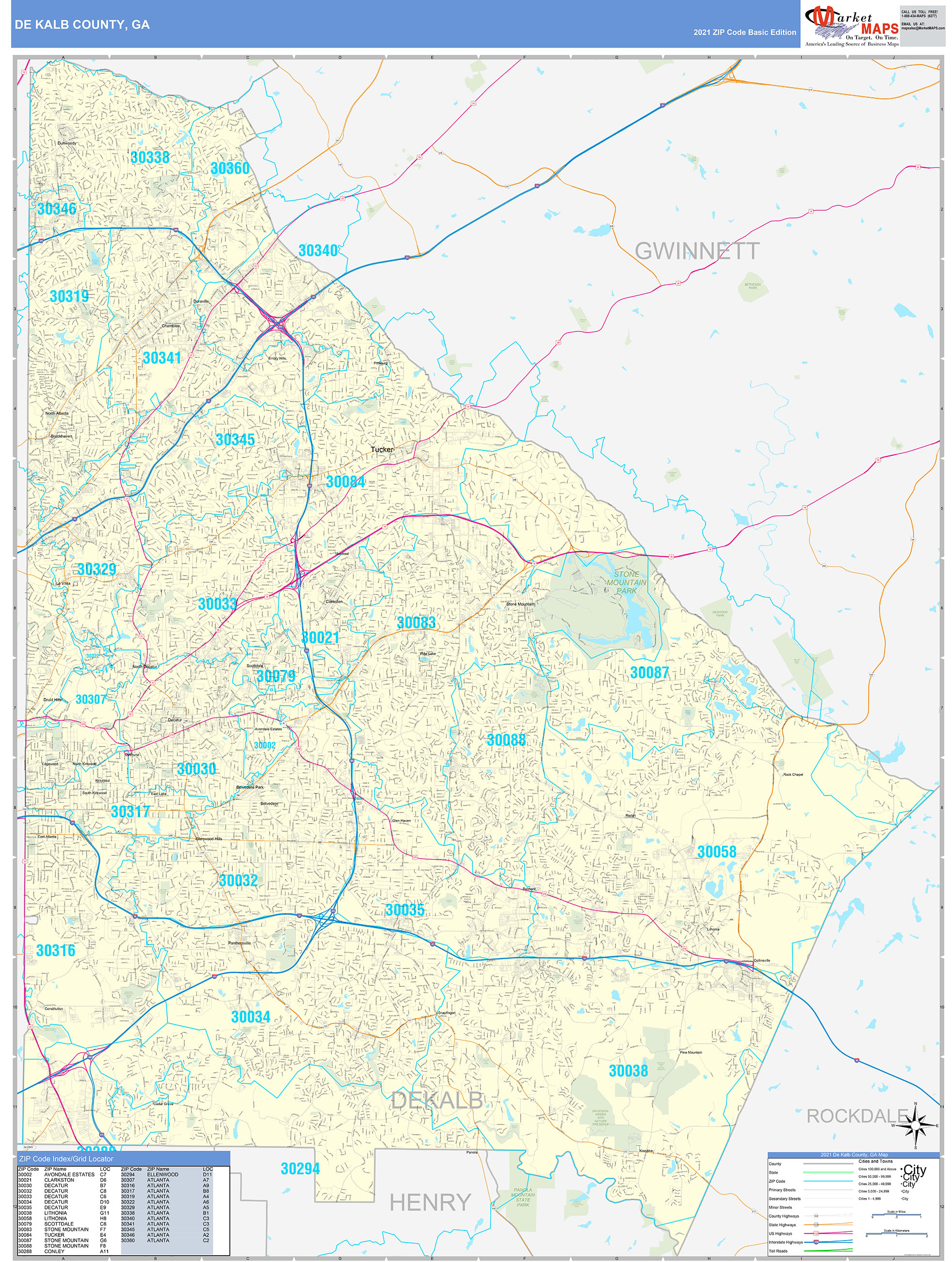 Zip Codes In Dekalb County - Zip Code World Search