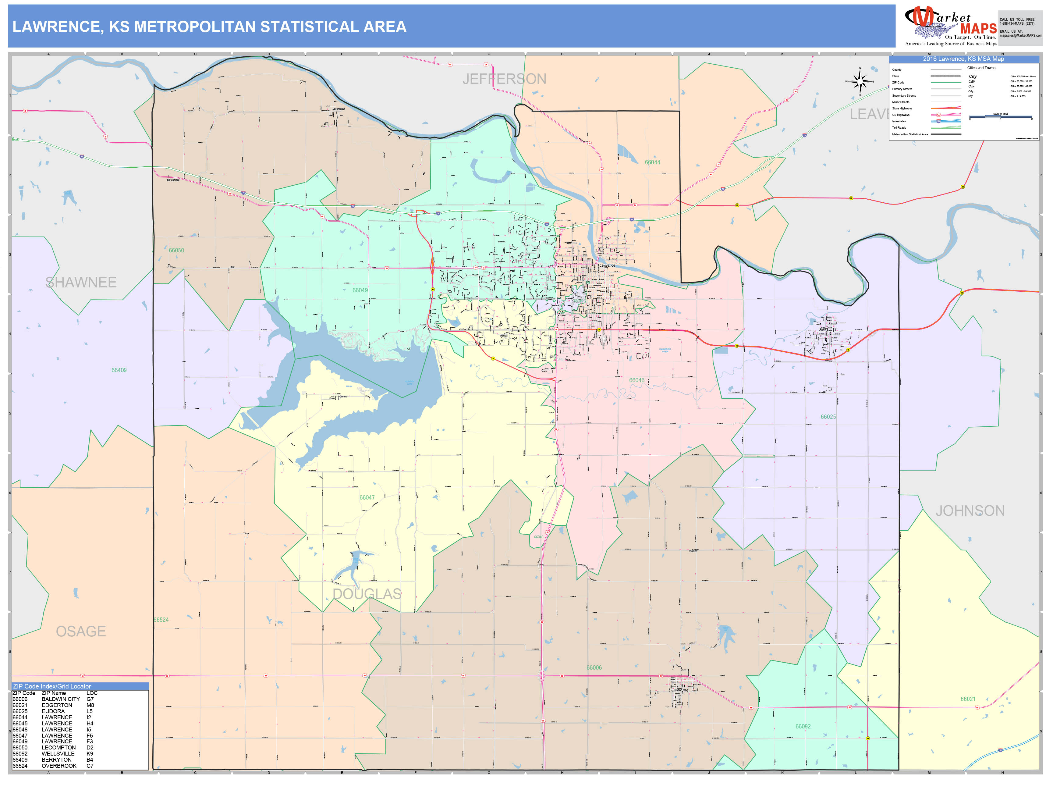 Lawrence kansas zip code map united states map