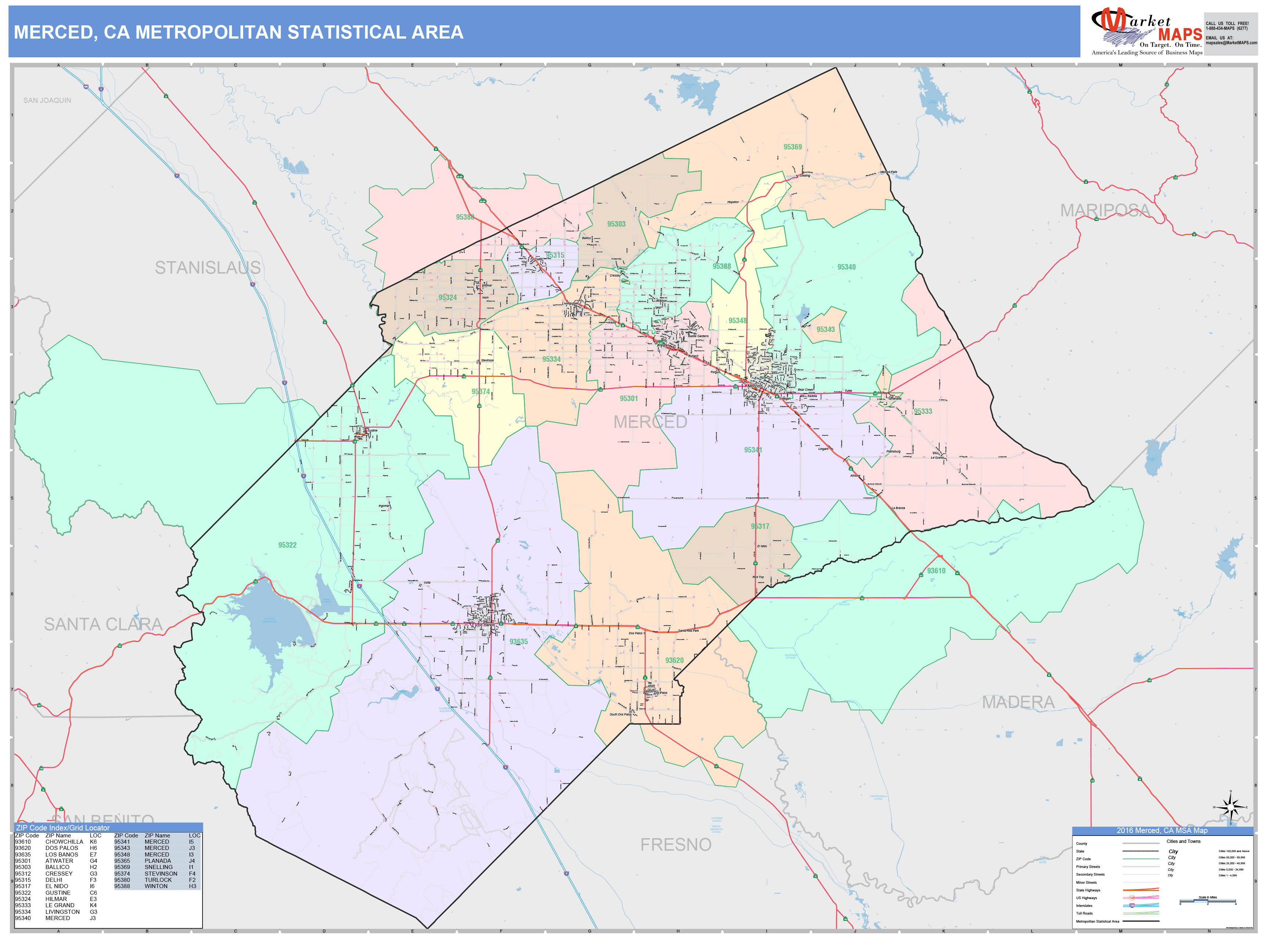 Merced Zip Code Map at Jerry Rounds blog