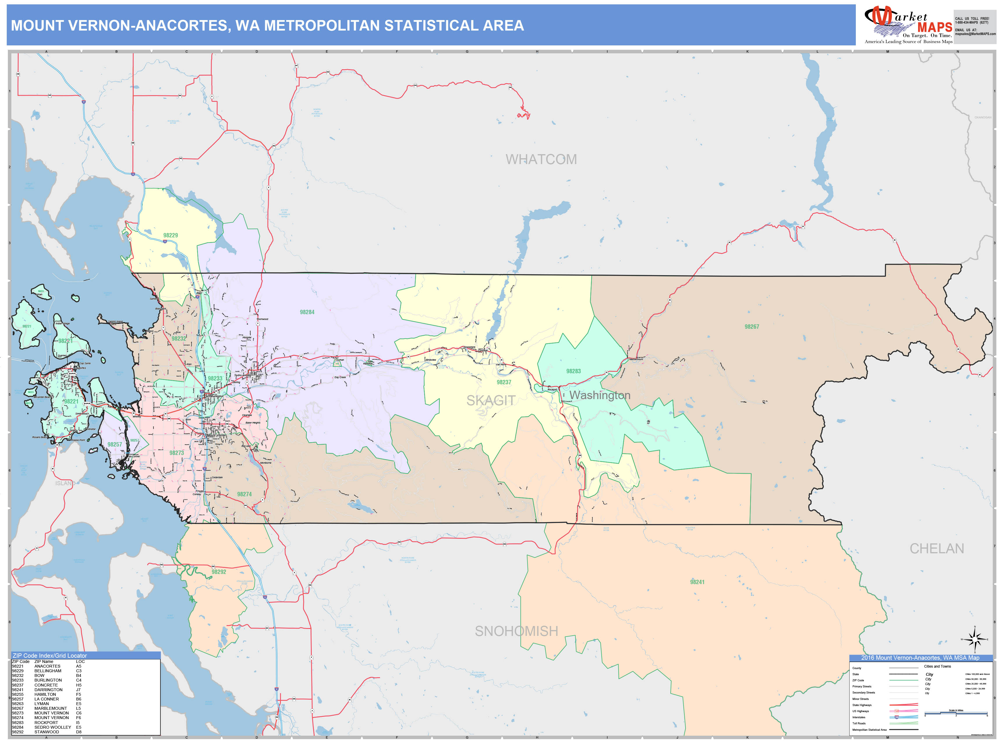 Anacortes Area Map