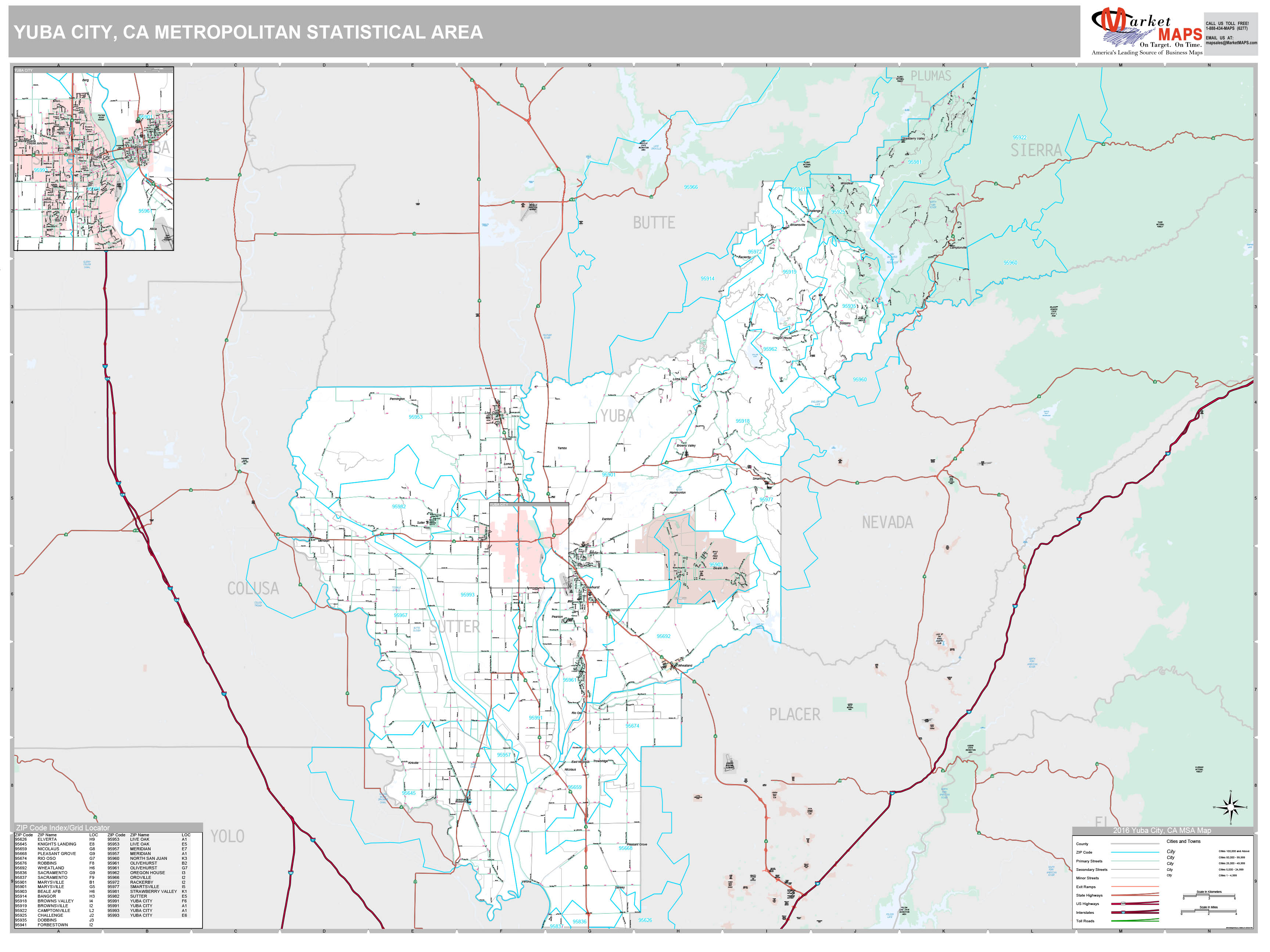 Yuba City Zip Code Map Map