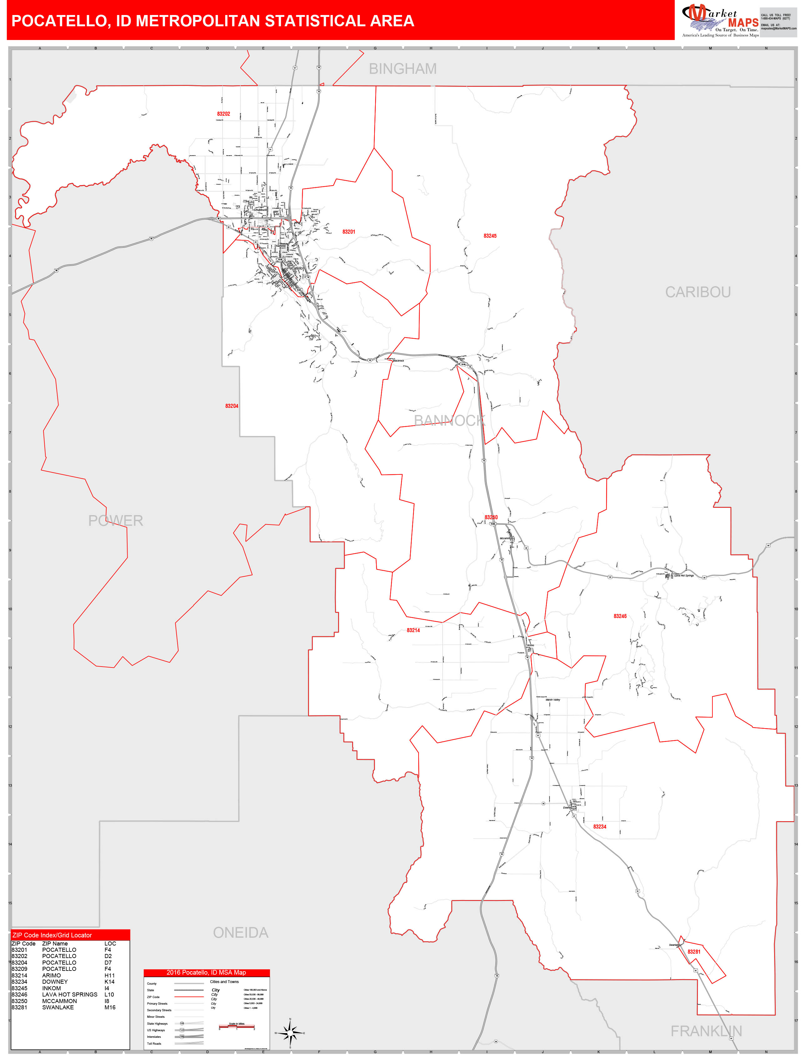 Pocatello Id Zip Code Map United States Map