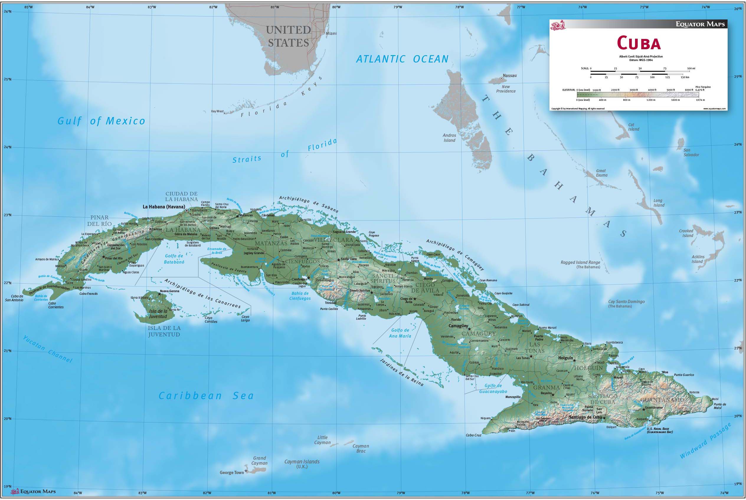 Cuba In The World Map