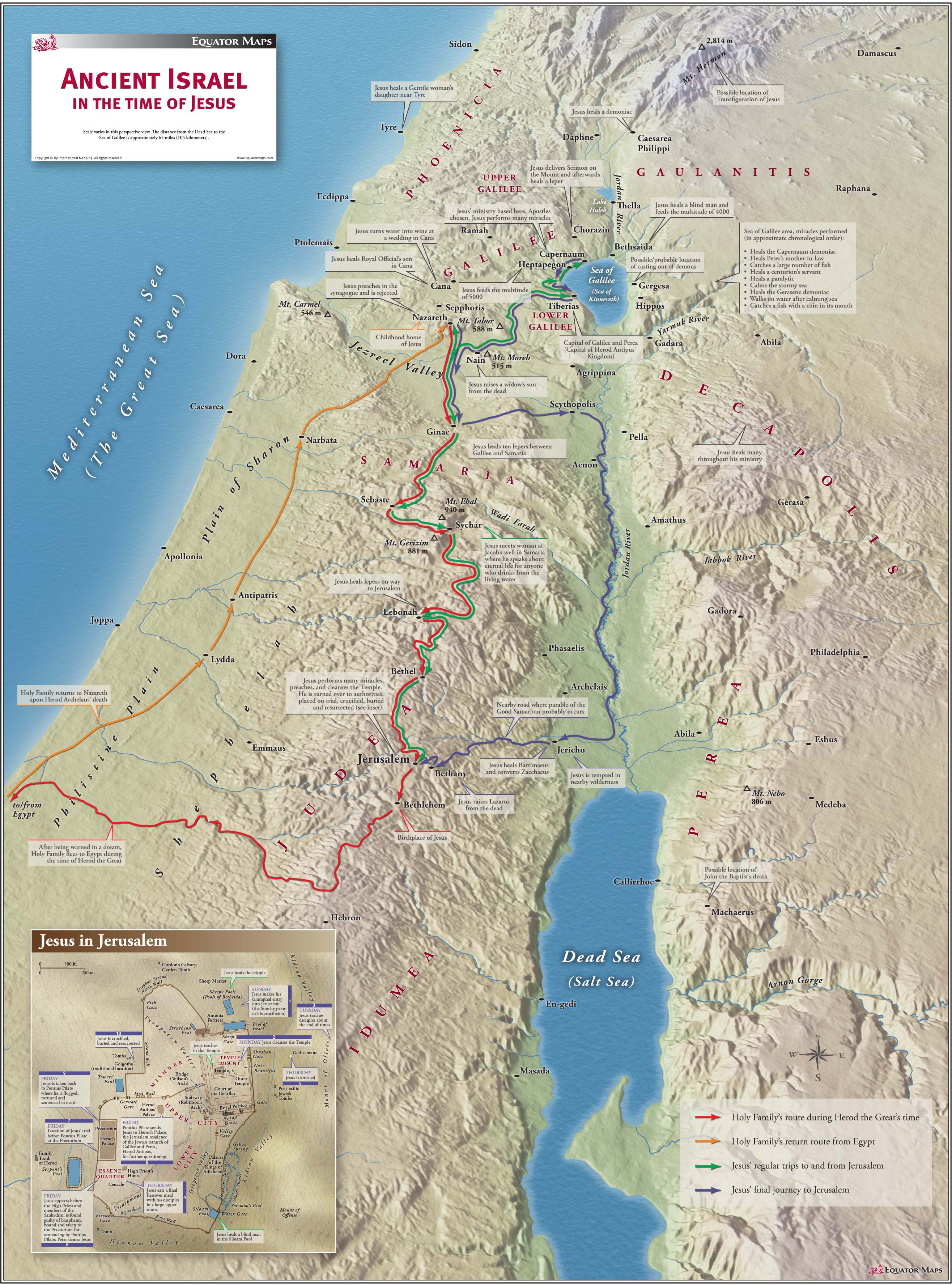 Old Map Of Israel Ancient And Historical Map Of Israel | Images and ...