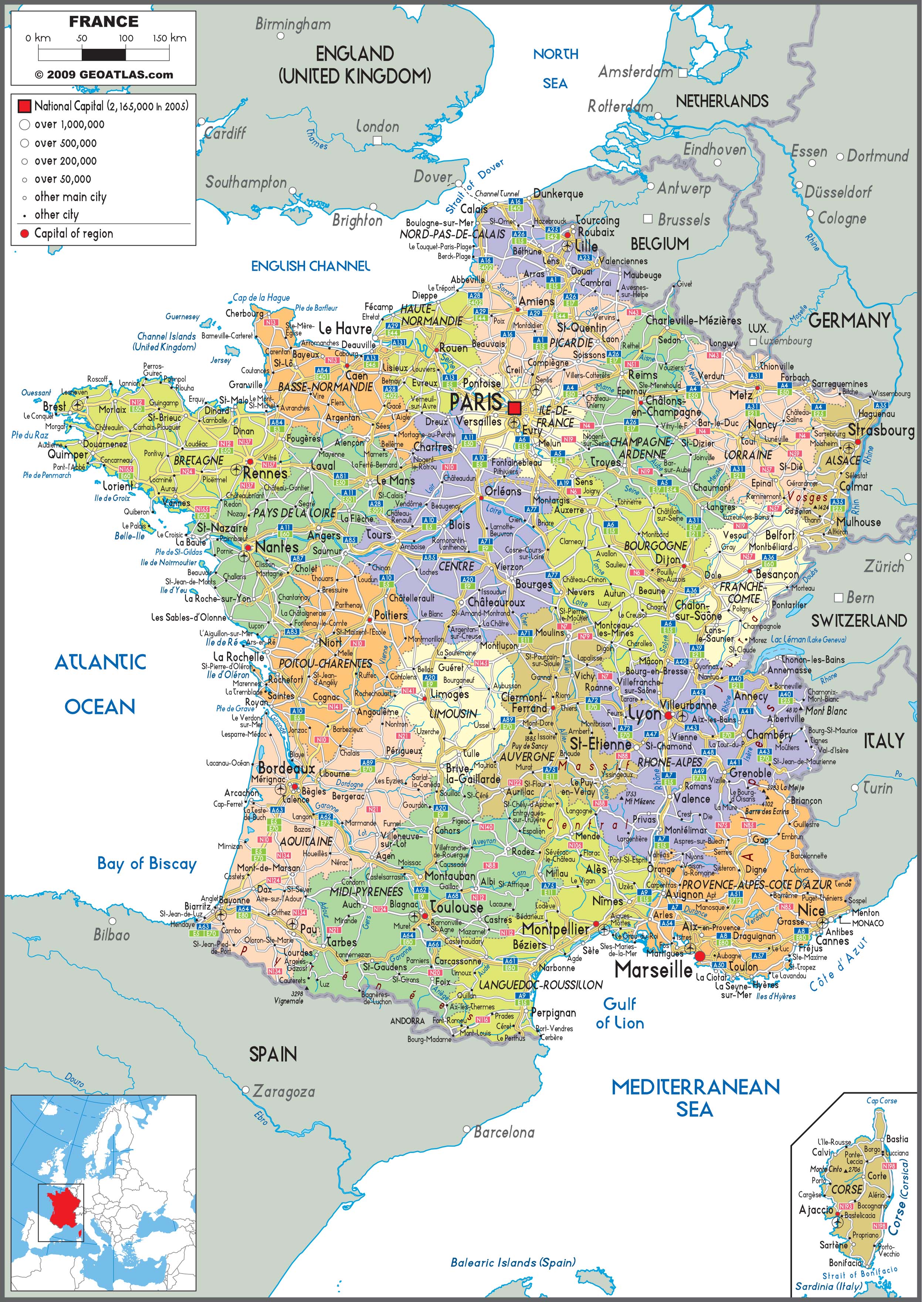 Unlabeled Maps Of France FRANCEpol