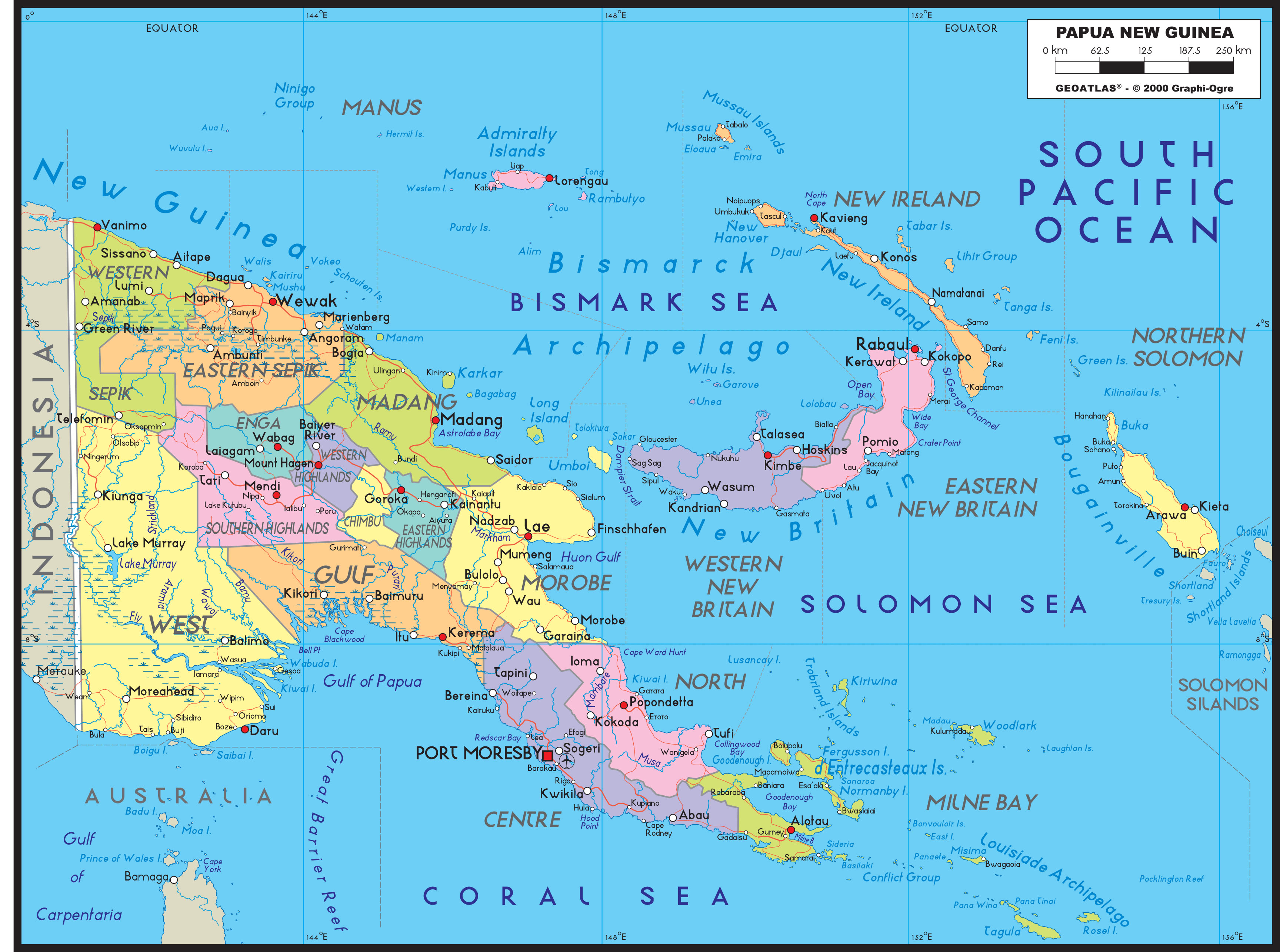 Where Is Papua New Guinea In The World Map Map PAPUA NEW GUINEApol