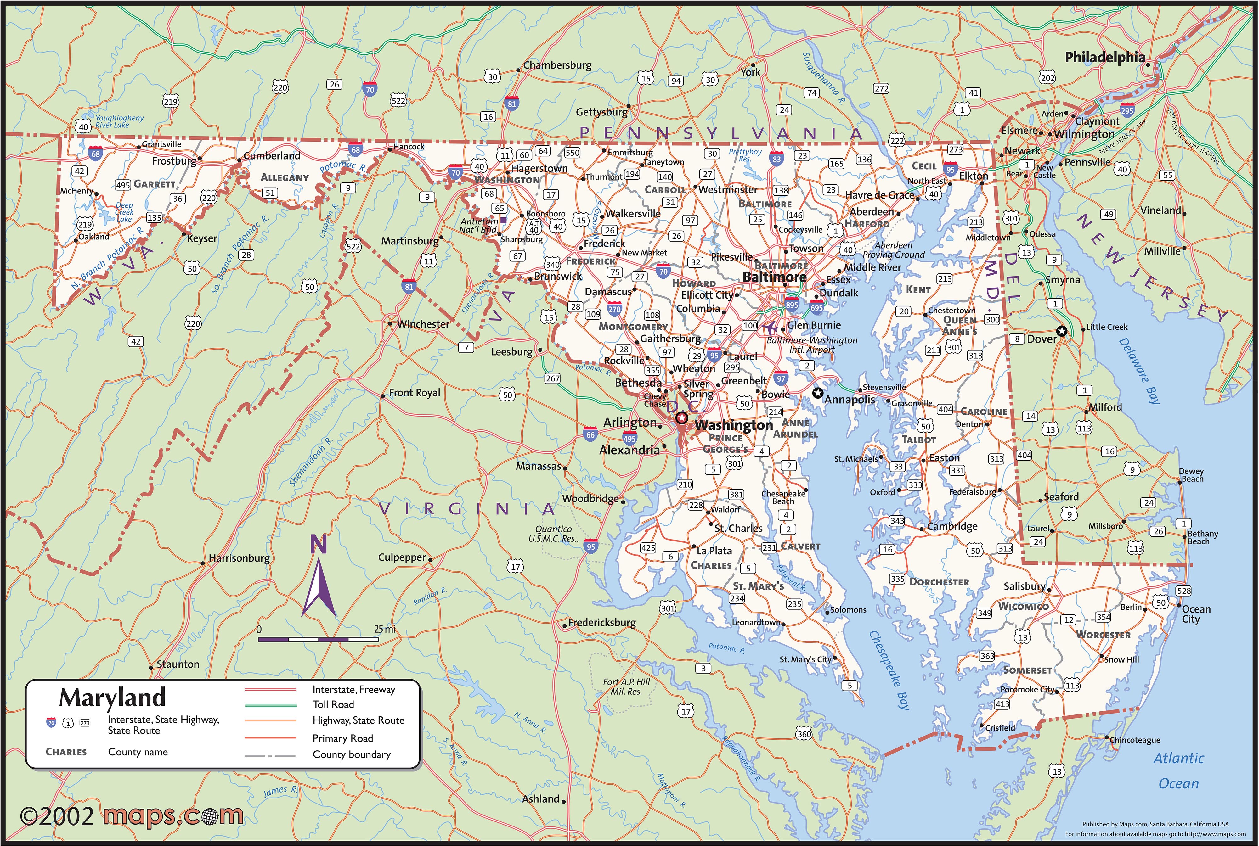 Maryland Map Printable Printable Templates