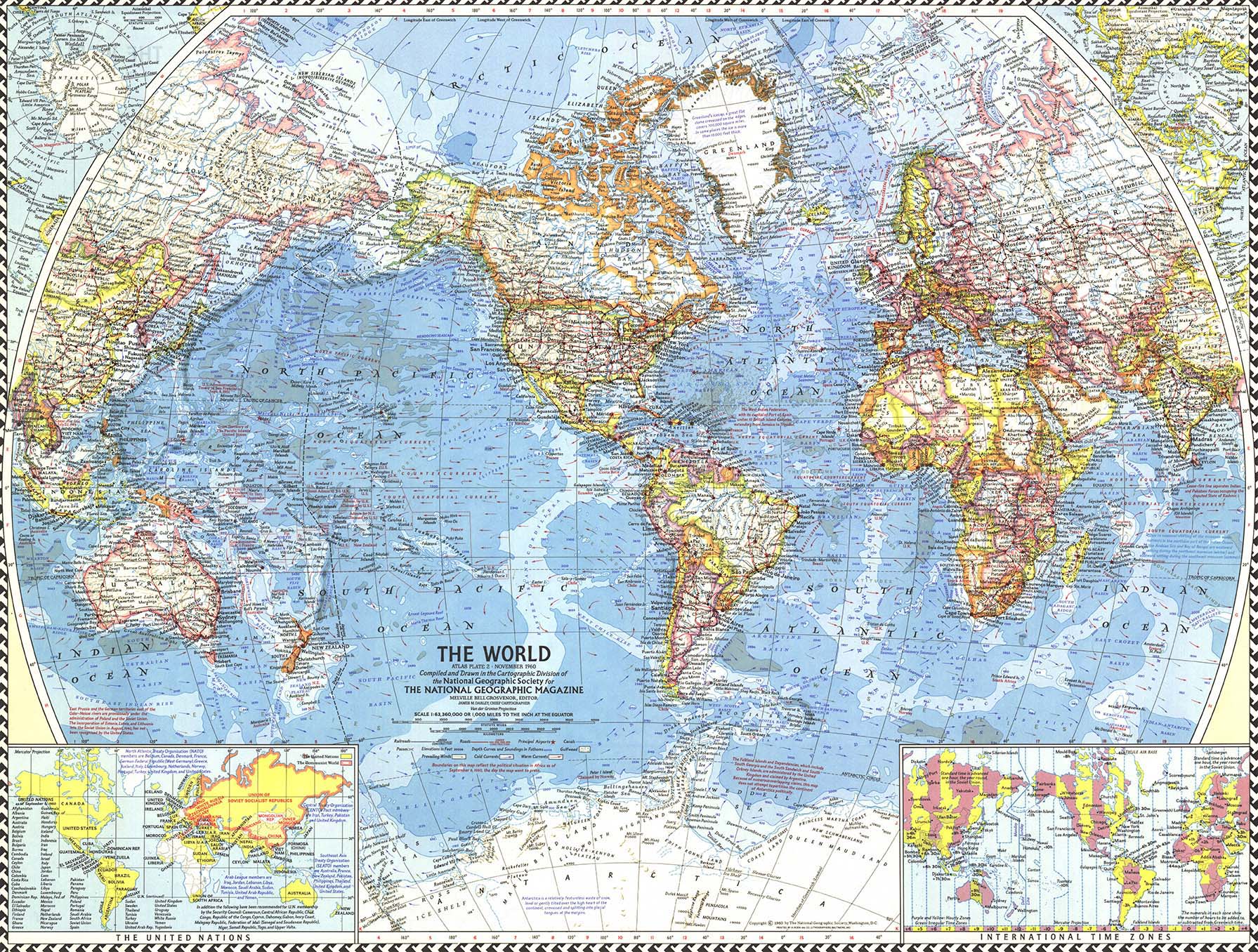 1960s Political Map Of Europe Retromaps Gambaran