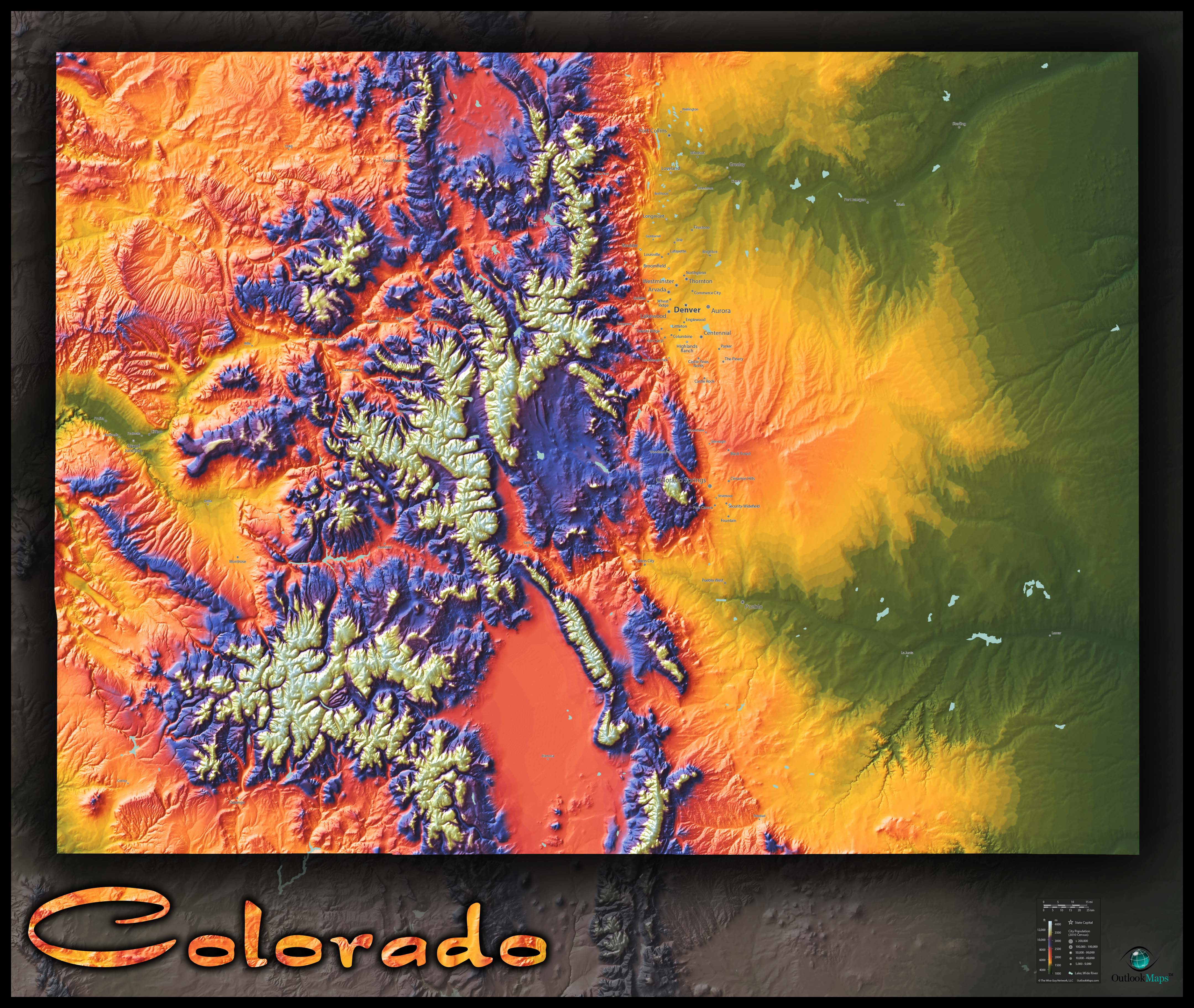 topographic elevation map topographic elevation map