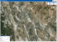 Inyo , Ca Wall Map