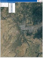 Spokane , Wa Wall Map