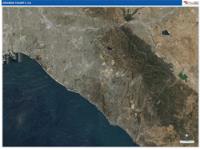 Orange , Ca Wall Map