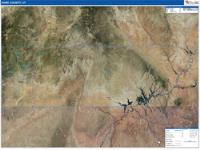 Kane , Ut Wall Map