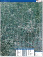 Oakland , Mi Wall Map