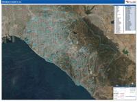 Orange , Ca Wall Map