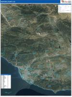 Ventura , Ca Wall Map