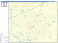 Allen Wall Map Zip Code