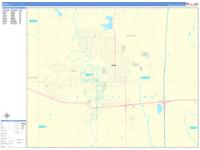Ames Wall Map Zip Code