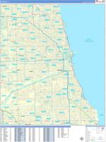 Chicago Wall Map