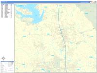 Conroe Wall Map Zip Code