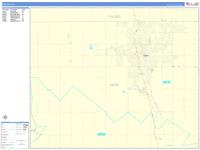 Delano Wall Map Zip Code