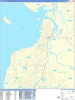 Everett Wall Map Zip Code