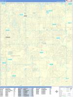 Gilbert Wall Map Zip Code