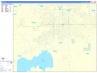 Hemet Wall Map Zip Code