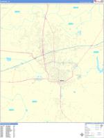 Jackson Wall Map Zip Code