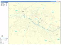 Killeen Wall Map Zip Code