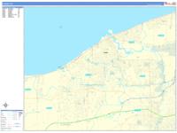 Lorain Wall Map Zip Code