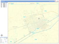 Midland Wall Map Zip Code