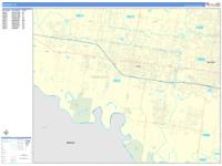Mission Wall Map Zip Code