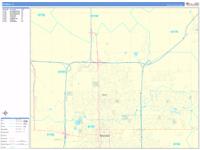 Normal Wall Map Zip Code