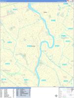 Passaic Wall Map Zip Code