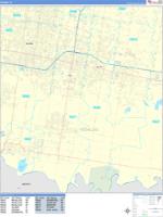 Pharr Wall Map Zip Code