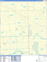 Redford Wall Map Zip Code