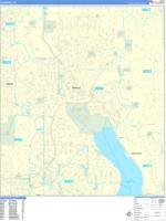 Redmond Wall Map Zip Code