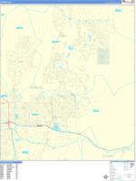 Sparks Wall Map Zip Code