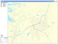 Temple Wall Map Zip Code