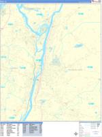 Troy Wall Map Zip Code